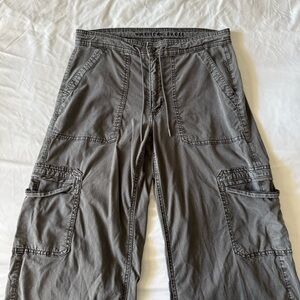 American Eagle Outfitters Charcoal Cargo Pants